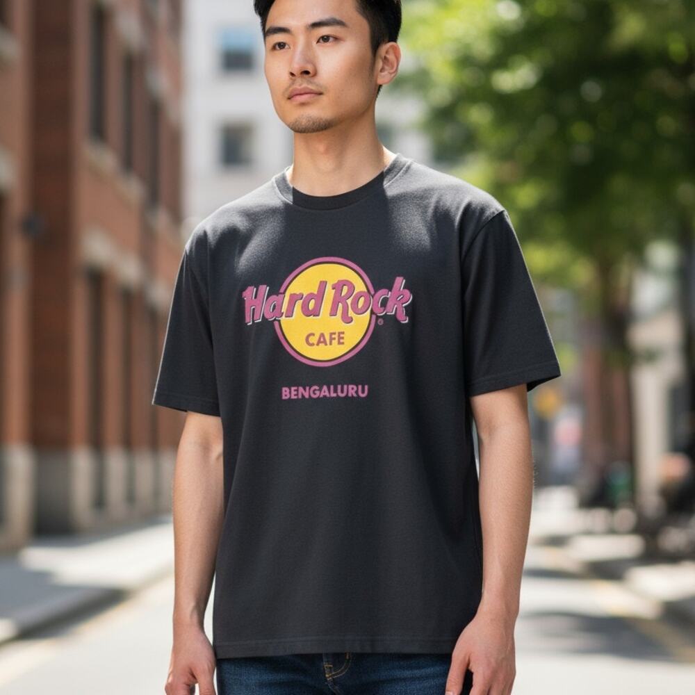 Hard Rock Cafe Bengaluru India T-shirt 100% Cotton - Size XS